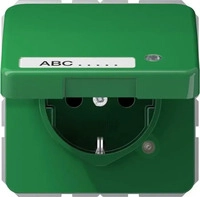 Jung CD1520NAKLKOGN, Jung SCHUKO-Steckdose 16A 250V CD 1520 NAKLKO GN