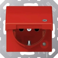 Jung A1520BFKLKORT, Jung SCHUKO-Steckdose 16A 250V A 1520 BFKLKO RT