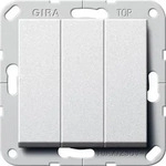 Gira 284426, Gira Taster 3-fach alu 284426
