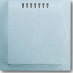 Busch-Jaeger 2CKA006599A2919, Busch-Jaeger Zentralscheibe alu/si 6541-783