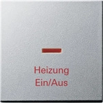 Gira 067826, Gira Wippe Heiz-Not-Sch. alu 067826