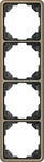 Jung CD584GB, Jung Rahmen 4-fach gold brz CD 584 GB