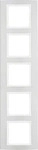 Berker 10153904, Berker Rahmen 5f.alu/pws 10153904