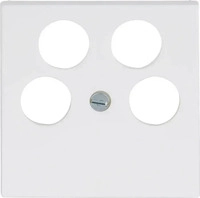 Jung A561-4SAT2WW, Jung Abdeckung aws A 561-4 SAT2 WW