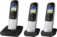 Panasonic KX-TGH723GS, Panasonic Festnetztelefon m.Basis KX-TGH723GS sw/si,