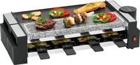 CLATRONIC 263815, CLATRONIC Raclette schwenkbar CTC RG 3678 sw, Grundpreis: &euro;
