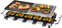 PROFICOOK 501144, PROFICOOK Raclette m.hei&szlig;em Stein PC-RG1144 inox
