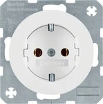 Berker 41432089, Berker SCHUKO-Steckdose pows/gl 41432089