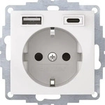 Berker 48048989, Berker Steckdose SCHUKO/USB 48048989