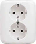 Busch-Jaeger 2TKA00003896, Busch-Jaeger SCHUKO-Doppelsteckdose 202 EUJ-214