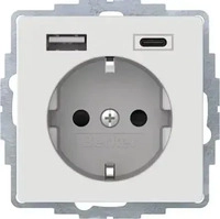 Berker 48046089, Berker Steckdose SCHUKO/USB 48046089