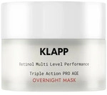 Klapp Triple Action PRO AGE Overnight Mask, 50ml
