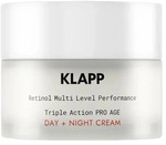 Klapp Triple Action PRO AGE Day + Night Cream, 50ml