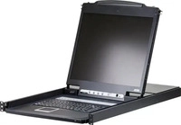 ATEN CL1308N-ATA-AG, ATEN CL1308N-ATA-AU Konsolenregal 48,3 cm (19') Schwarz 1U