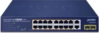 PLANET GSD-2022P, PLANET 16-Port 10/100/1000T 802.3at Unmanaged Gigabit Ethernet