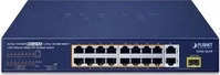 PLANET FGSD-1821P, PLANET 16-Port 10/100TX 802.3at PoE Unmanaged Fast Ethernet