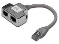 DIGITUS DN-93904, DIGITUS CAT 5e patch cable adapter, 2x CAT 5e, shielded PC-PC, 2x