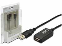 DIGITUS DA-70130-4, DIGITUS USB 2.0 Repeater cable USB A male / A female, length 5 m
