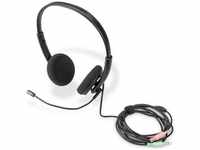 DIGITUS DA-12202, DIGITUS Stereo Office Headset, On Ear, noise reduction cable 1.95