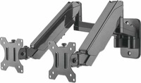 Manhattan 461627, Manhattan 461627 Wandhalterung Arm 2x LCD Gasfeder (461627)