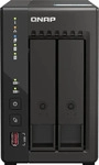 QNAP TS-253E-8G, QNAP TS-253E NAS Tower Eingebauter Ethernet-Anschluss Schwarz J6412
