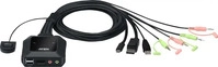 ATEN CS52DP-AT, ATEN CS52DP Tastatur/Video/Maus (KVM)-Switch Schwarz (CS52DP-AT)