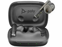 Poly 7Y8H4AA, Poly POLY Voyager Free 60 UC Carbon Black Earbuds +BT700 USB-C Adapter