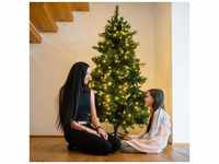 Künstlicher Weihnachtsbaum Fichte mit Lichterkette, 180 cm