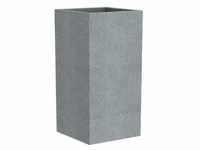 Pflanzkübel C-Cube High, 38x38x54 cm, Stony Grey