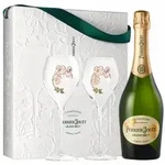 Geschenkset 2 Champagnergl&auml;ser - Champagner Perrier Jou&euml;t - Grand Brut