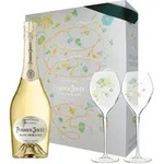 Champagner Perrier Jou&euml;t - Blanc de Blancs - Geschenkset 2 Gl&auml;ser
