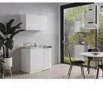 K&uuml;che Minik&uuml;che Singlek&uuml;che K&uuml;chenzeile Pantry Wei&szlig; Levin 100 cm Respekta