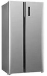 Side by Side K&uuml;hlschrank Gefrierkombi 505 L No Frost Inox Look 178 cm Respekta