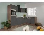 K&uuml;che K&uuml;chenzeile Winkelk&uuml;che Eiche York Grau Oliver 280 x 172 cm Respekta