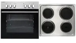Backofen Herdset Einbau Set Kochfeld Edelstahl 3 Stufen 55 L Respekta EB6000IXN