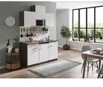 K&uuml;che K&uuml;chenzeile Singlek&uuml;che Eiche York Wei&szlig; Oliver 150 cm Respekta