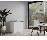 K&uuml;che Minik&uuml;che Singlek&uuml;che K&uuml;chenzeile Pantry Wei&szlig; Levin 100 cm Respekta
