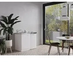 K&uuml;che Minik&uuml;che Singlek&uuml;che K&uuml;chenzeile Pantry Wei&szlig; Levin 100 cm Respekta