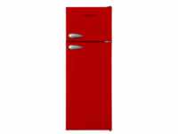 Kühlschrank freistehend 171 Liter 4* Gefrierfach Stand Retro 144 cm Rot Respekta
