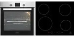 Backofen Herd Kochfeld Herdset Induktion Einbau Timer 60 L Respekta