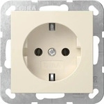 Gira 418801, Gira 418801 SCHUKO-Steckdose System 55 Cremewei&szlig;