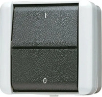 JUNG 803W, Jung 803W Wippschalter 16 AX 400 V ~ Serie WG Aufputz