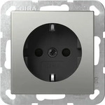 Gira 4188600, Gira 4188600 SCHUKO-Steckdose 16 A 250 V System 55 Edelstahl