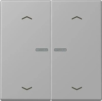 JUNG BTLC17102P204, Jung BTLC17102P204 JUNG HOME Taster 2-fach mit Pfeilsymbolen Gris