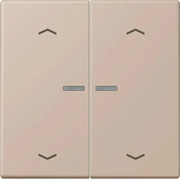 JUNG BTLC17102P240, Jung BTLC17102P240 JUNG HOME Taster 2-fach mit Pfeilsymbolen