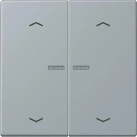 JUNG BTLC17102P257, Jung BTLC17102P257 JUNG HOME Taster 2-fach mit Pfeilsymbolen Gris