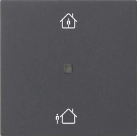 Gira 510628, Gira 510628 KNX RF Bedienaufsatz 1-fach Heizmodus System 55 Anthrazit