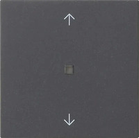 Gira 510528, Gira 510528 KNX RF Bedienaufsatz 1-fach Pfeile System 55 Anthrazit