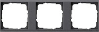 Gira 1463728, Gira 1463728 Zwischenrahmen 3-fach Gira Event Klar Anthrazit