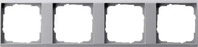 Gira 1464726, Gira 1464726 Zwischenrahmen 4-fach Gira Event Klar Farbe Alu
